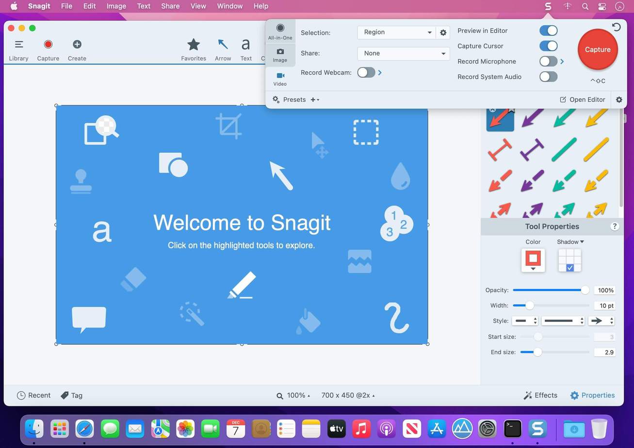 TechSmith Snagit for Mac Free Download